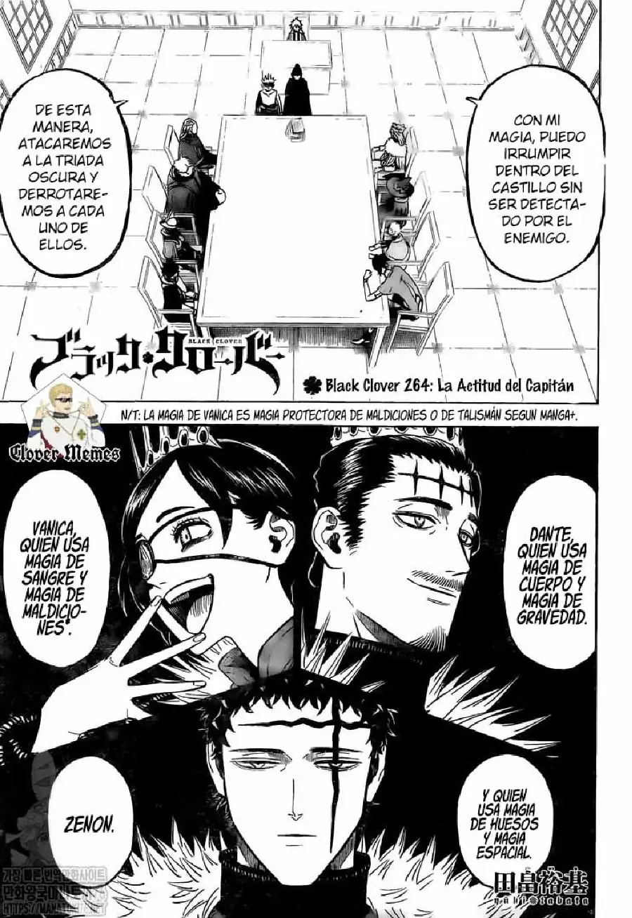 Black Clover capítulo 264, página 1