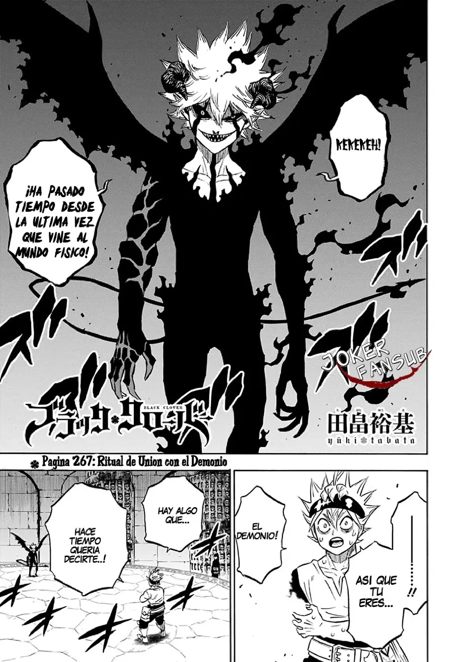 Black Clover capítulo 267, página 1