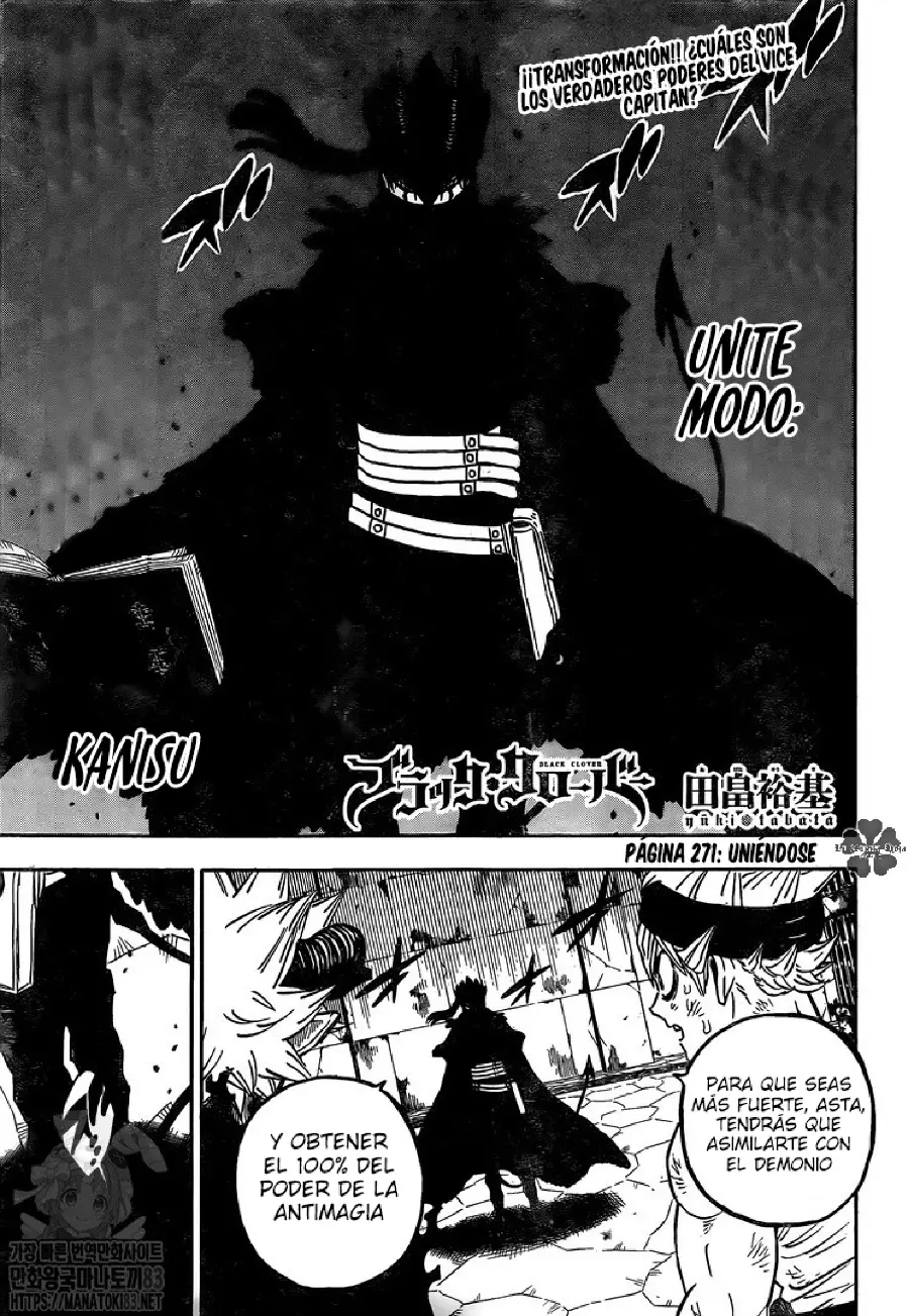 Black Clover capítulo 271, página 1