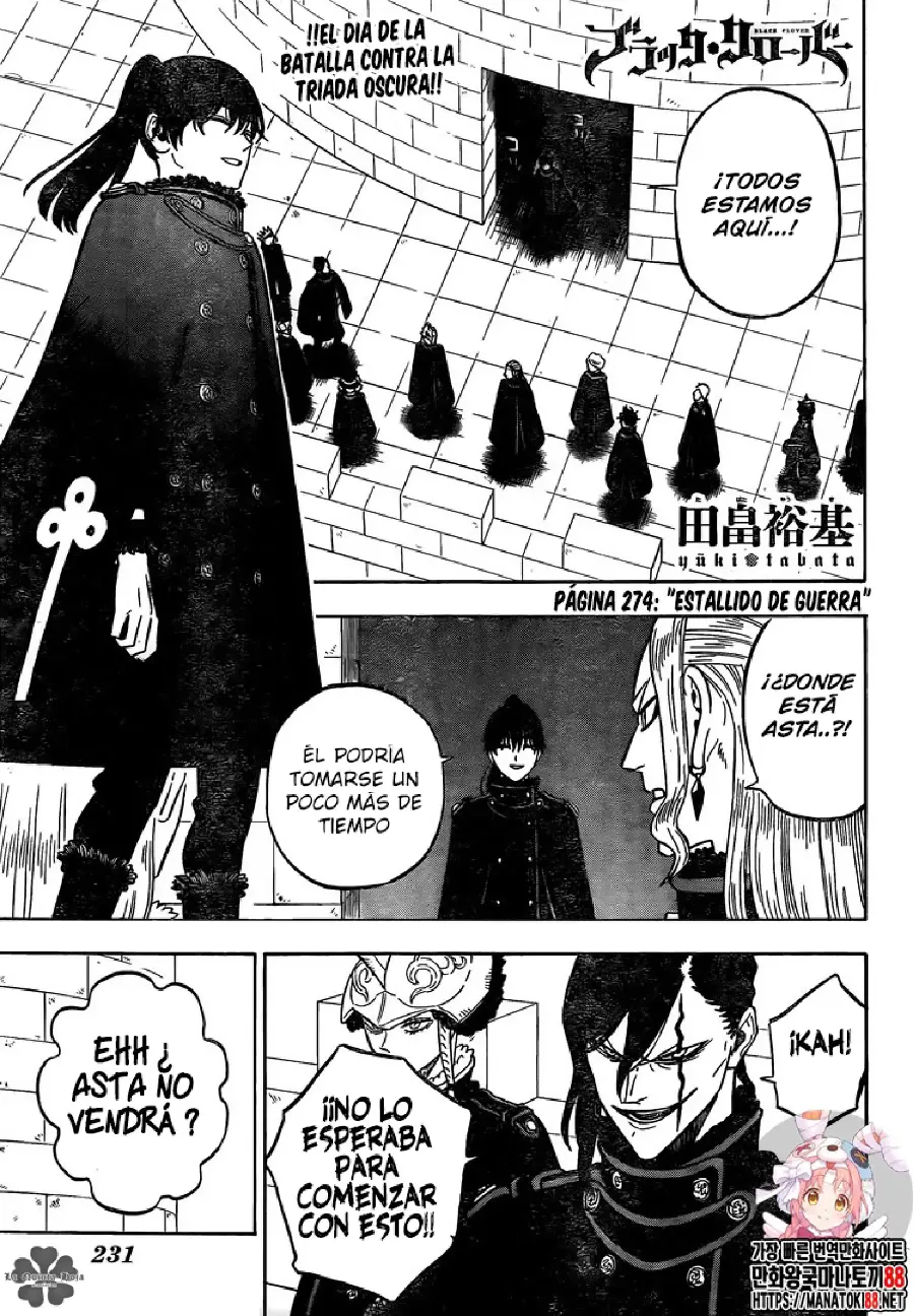 Black Clover capítulo 274, página 1