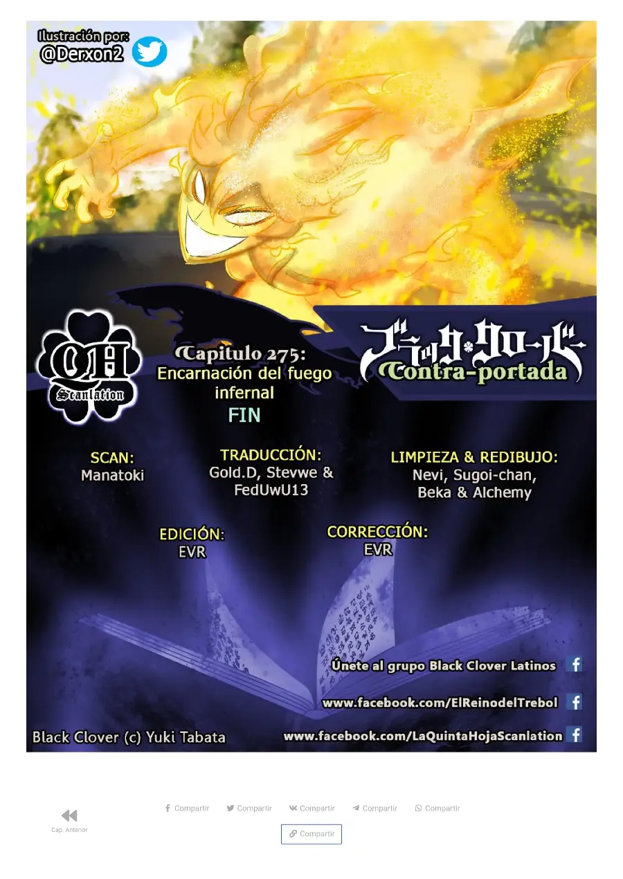 Black Clover capítulo 275, página 16