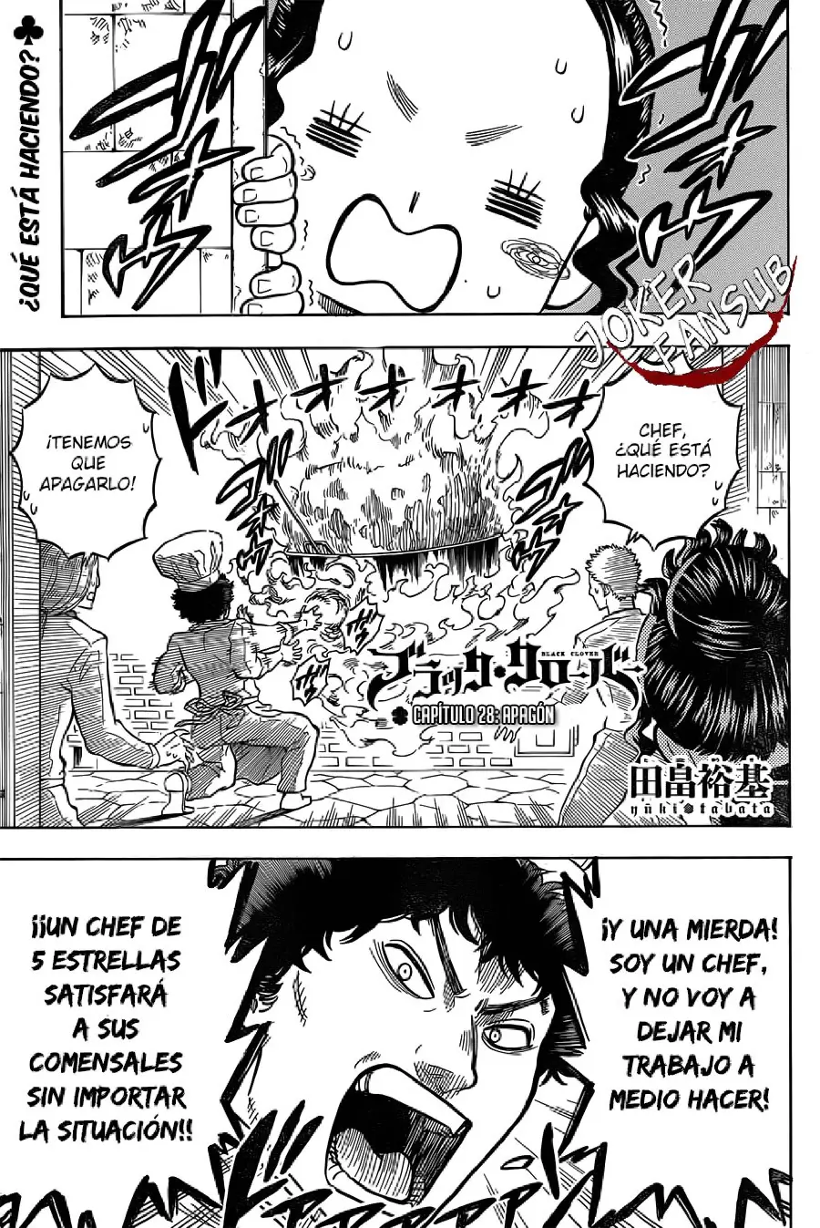 Black Clover capítulo 28, página 2
