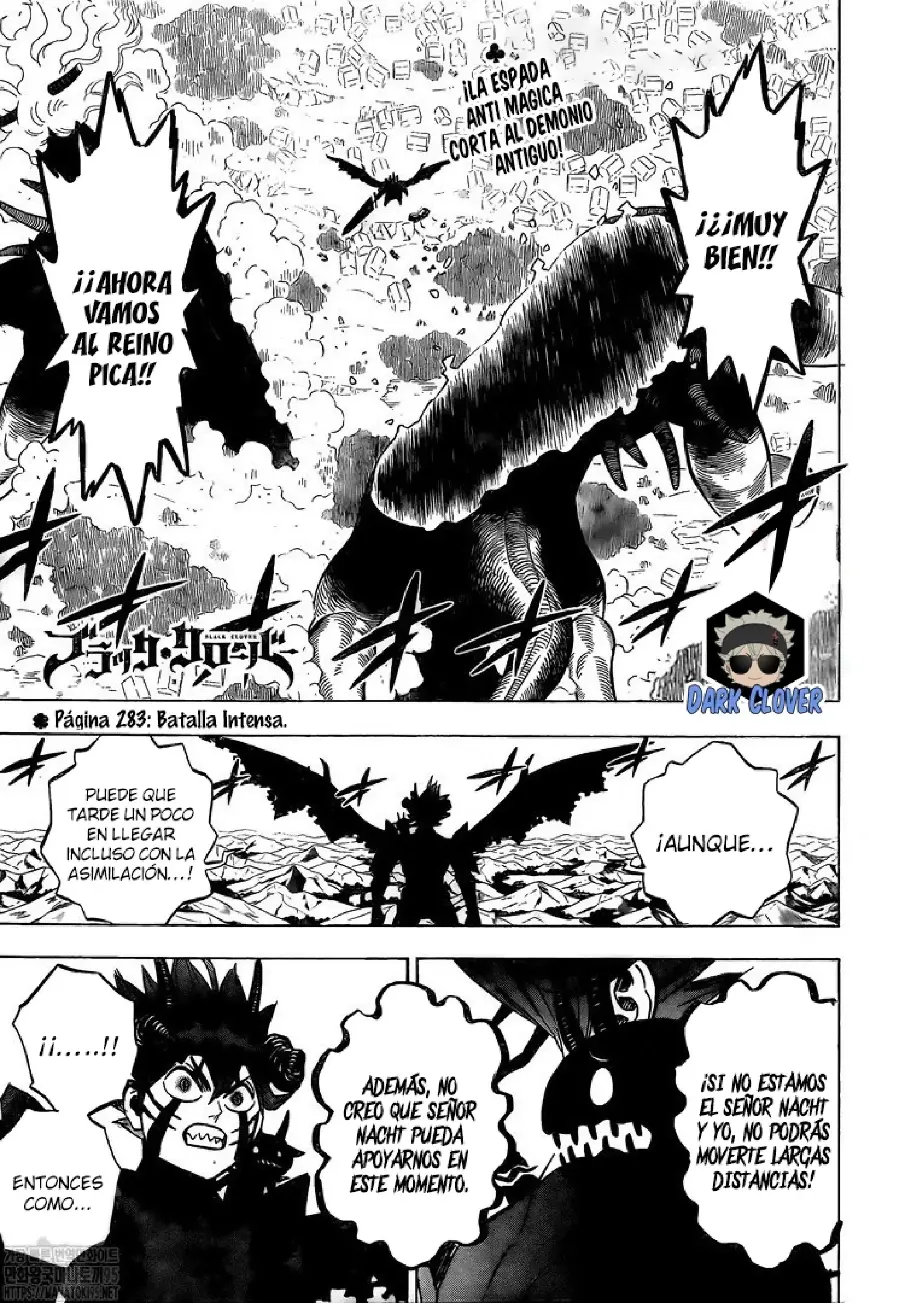 Black Clover capítulo 283, página 1
