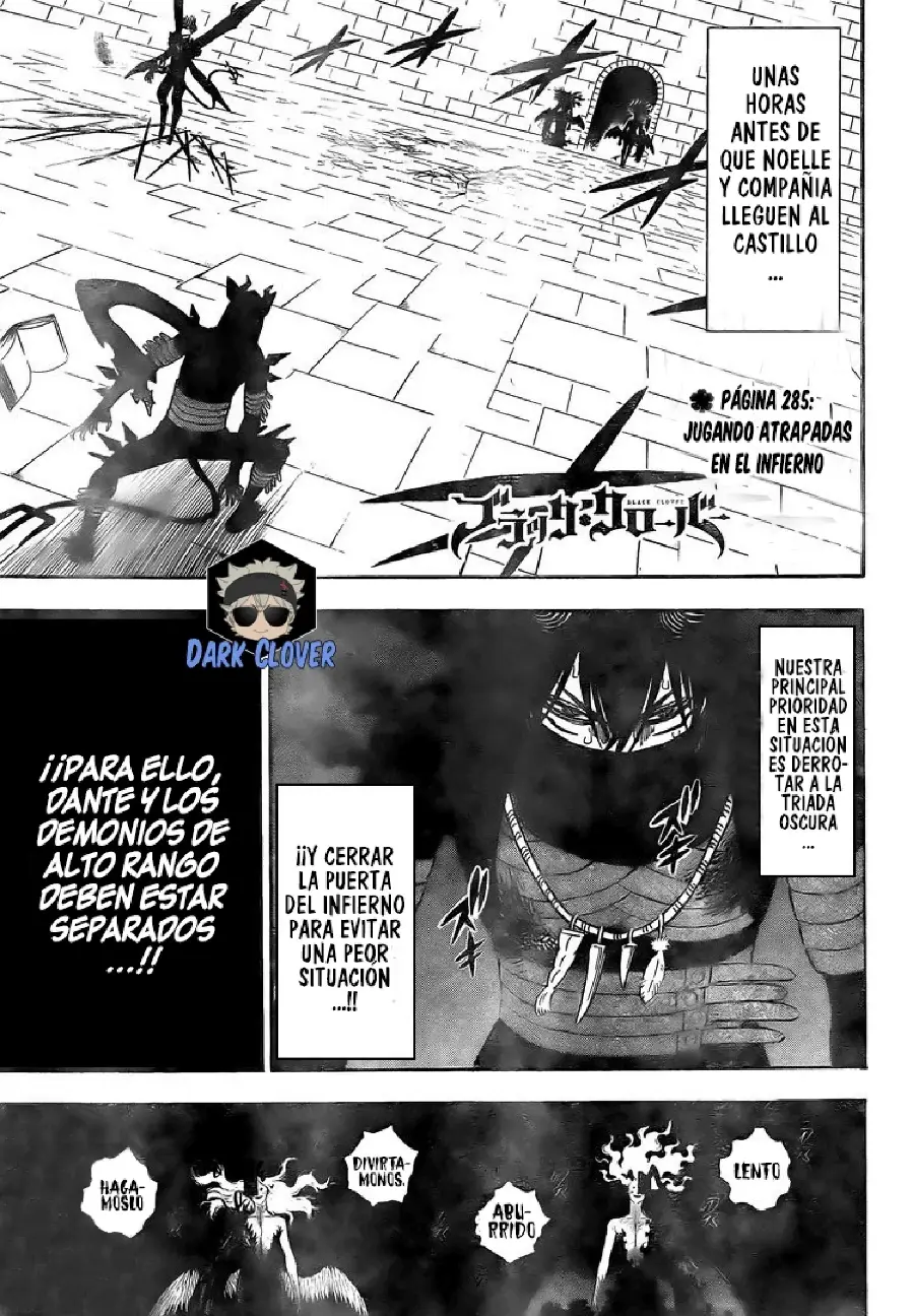 Black Clover capítulo 285, página 2