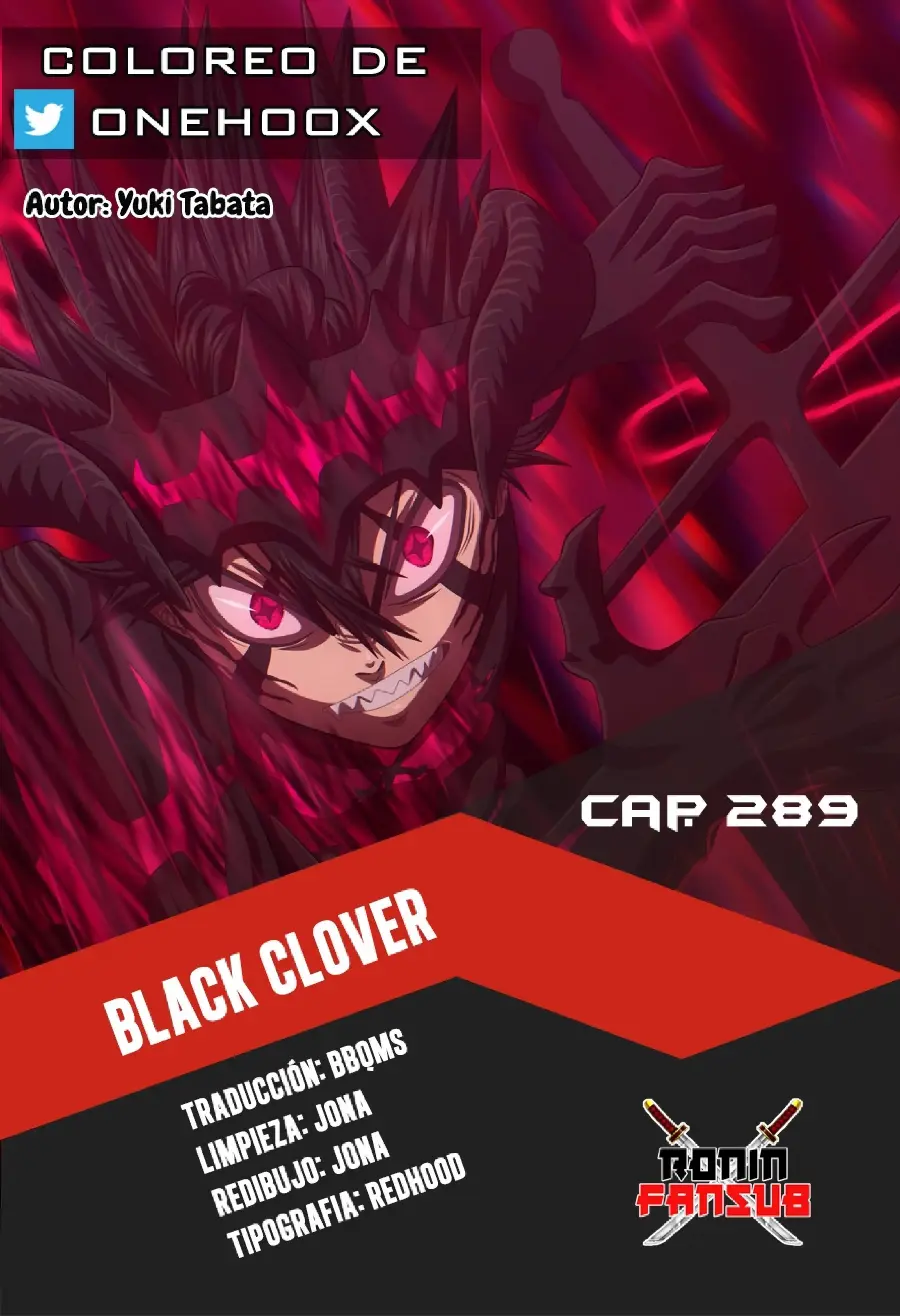 Black Clover capítulo 289, página 1