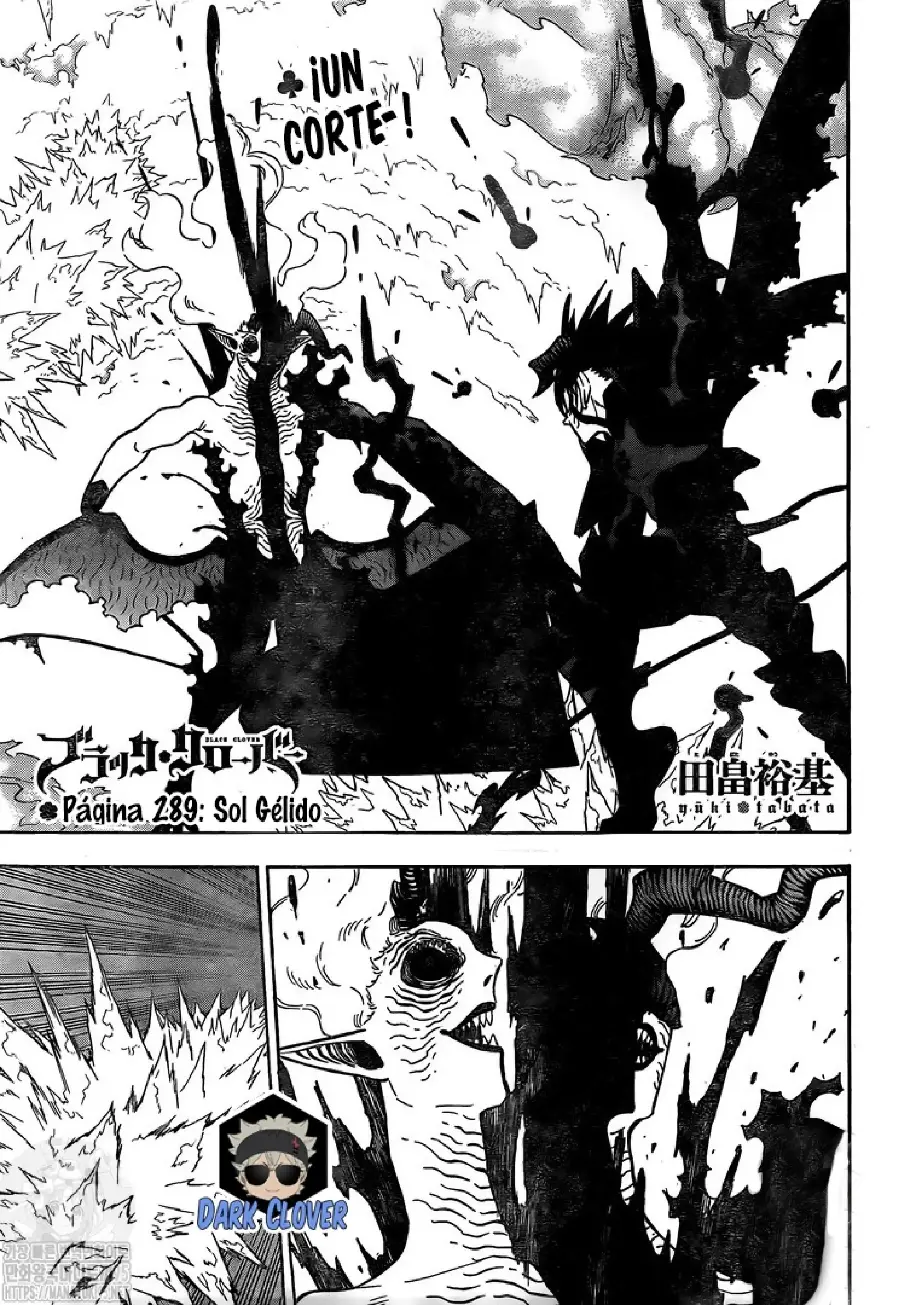 Black Clover capítulo 289, página 2