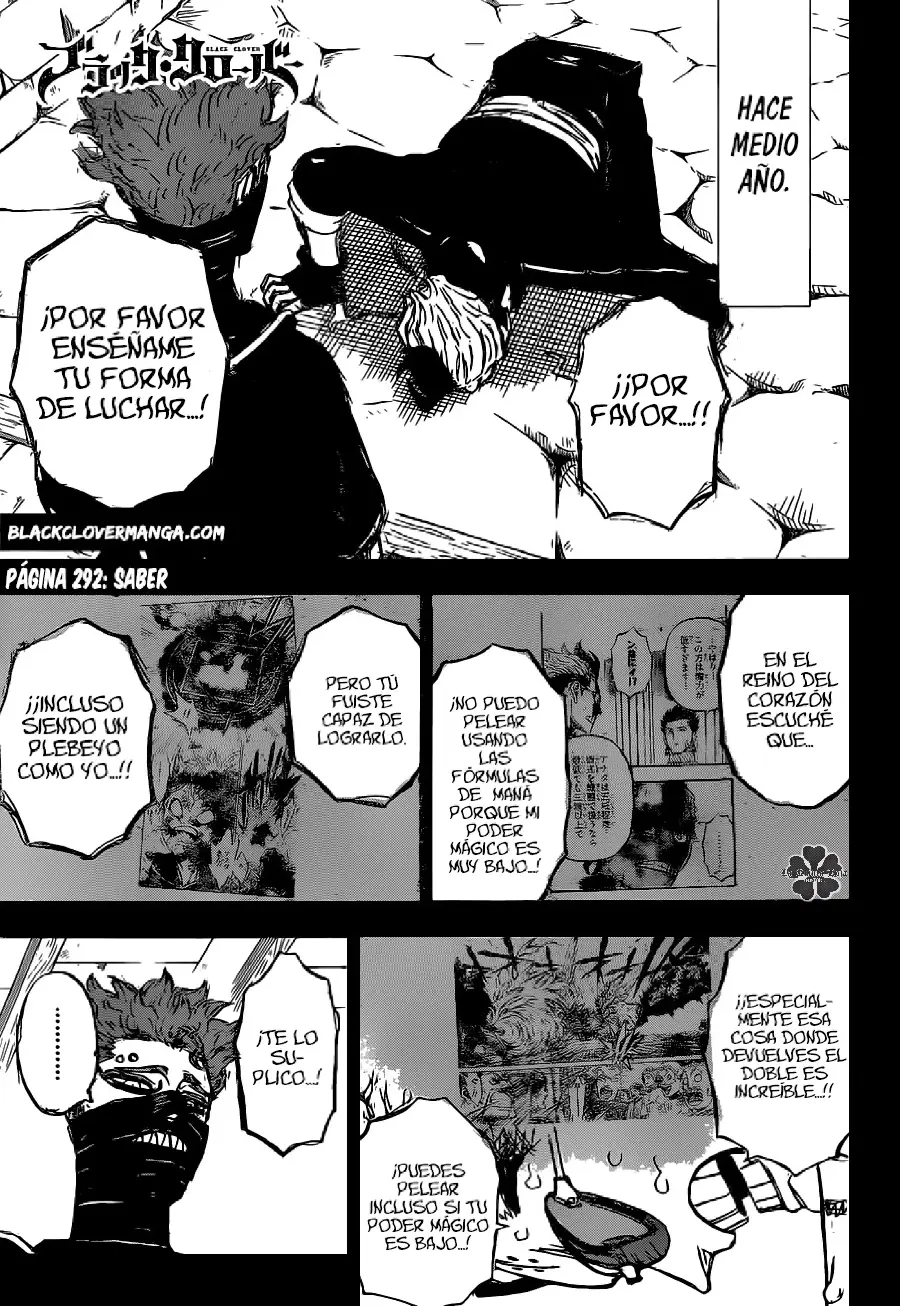 Black Clover capítulo 292, página 1