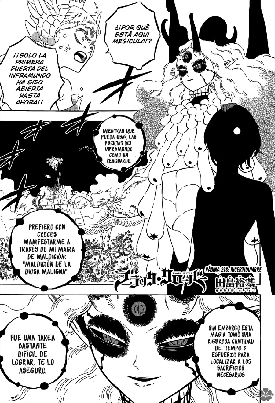 Black Clover capítulo 298, página 1