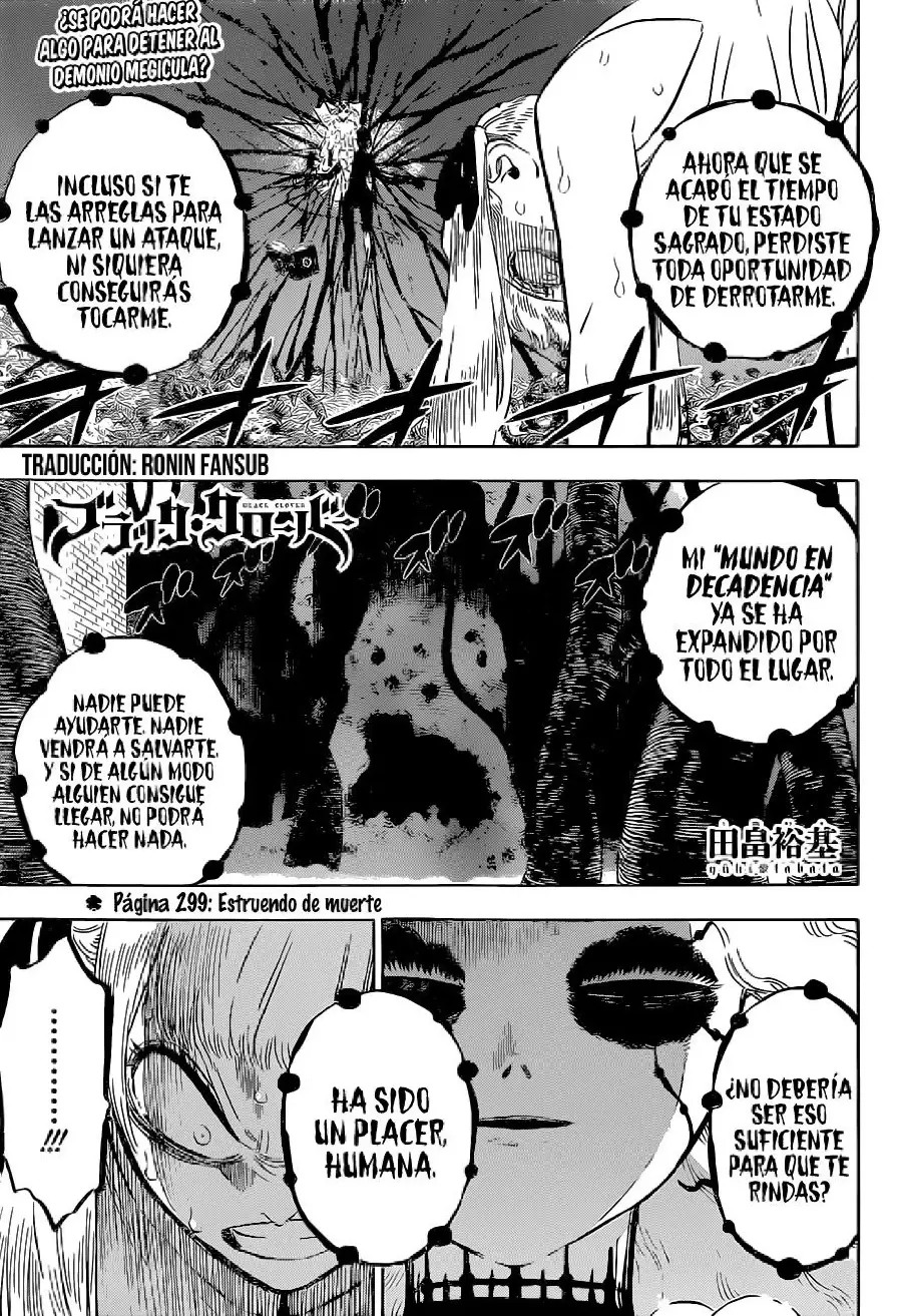 Black Clover capítulo 299, página 2
