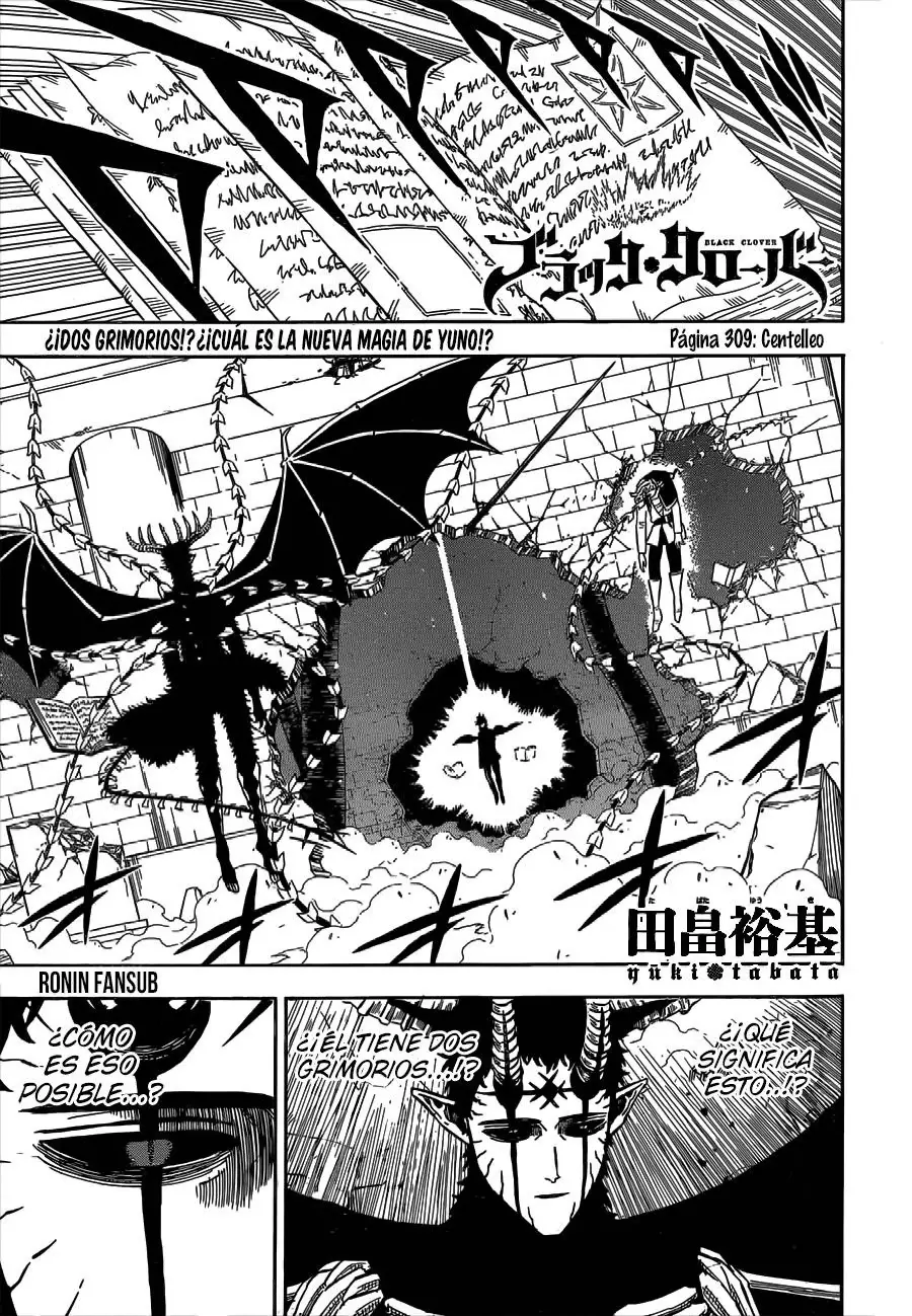 Black Clover capítulo 309, página 2
