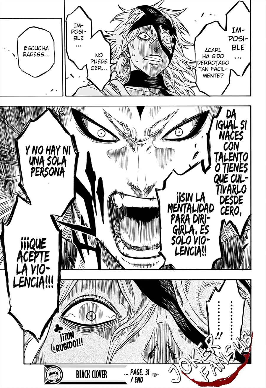 Black Clover capítulo 31, página 18