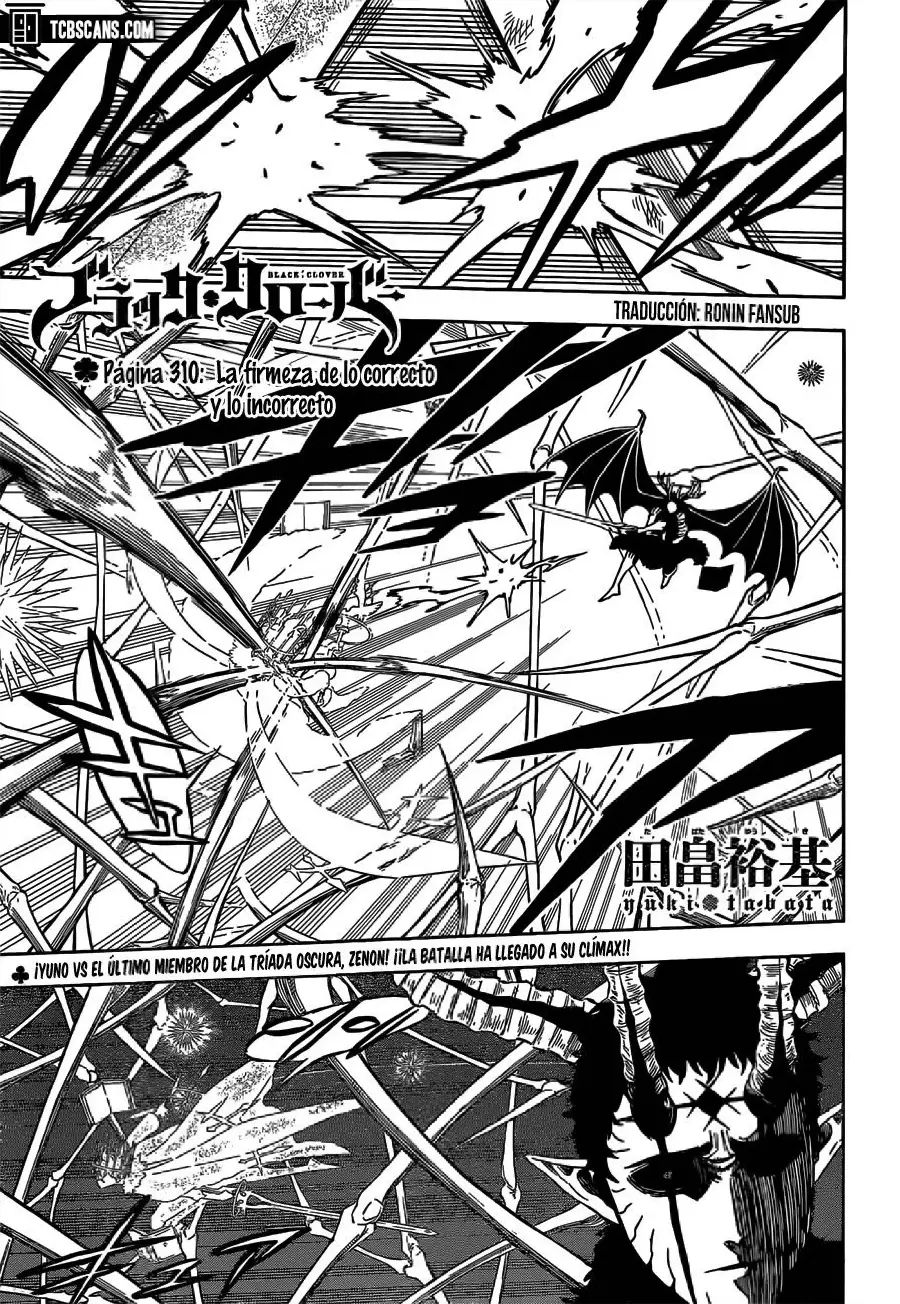 Black Clover capítulo 310, página 2
