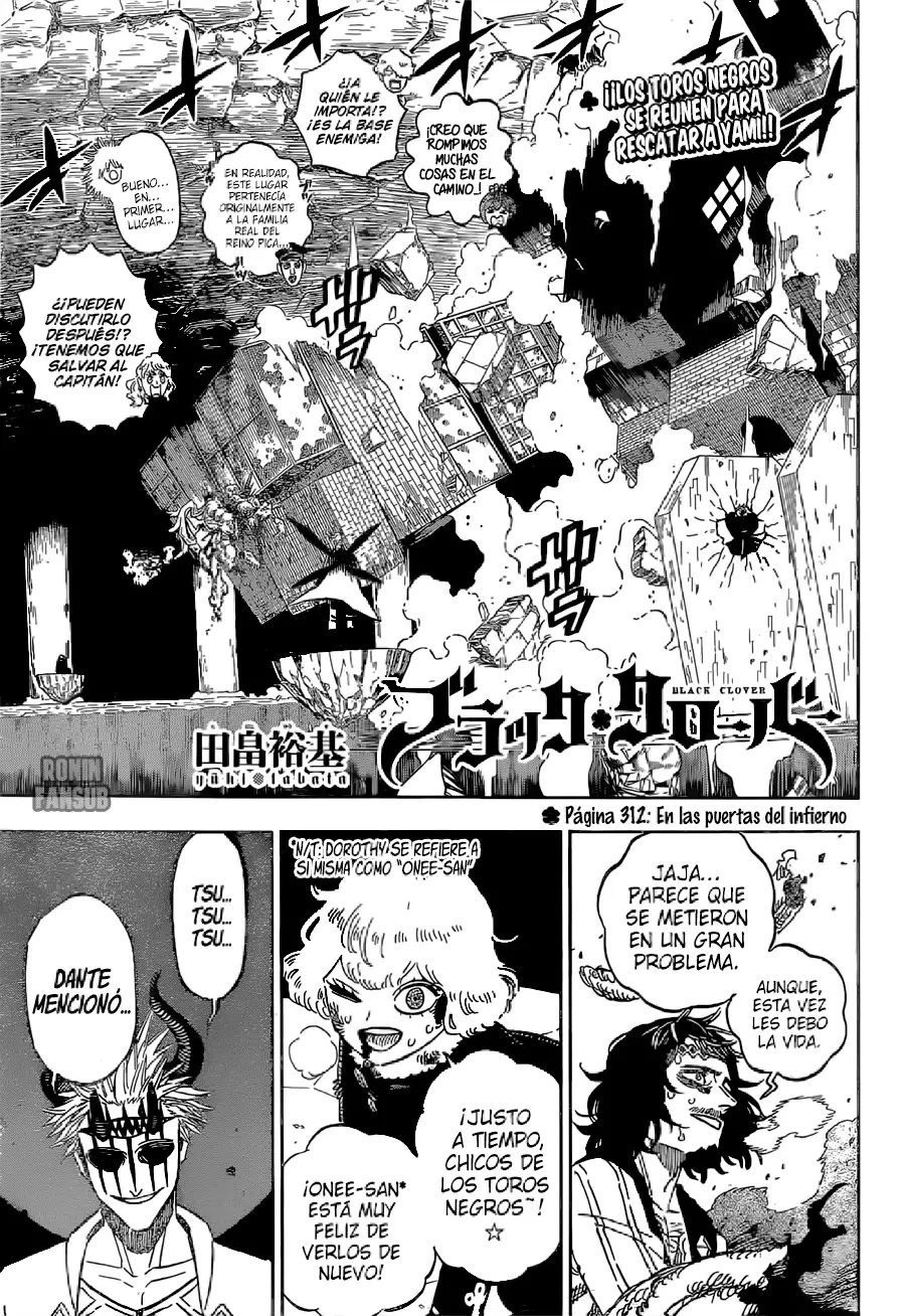 Black Clover capítulo 312, página 2