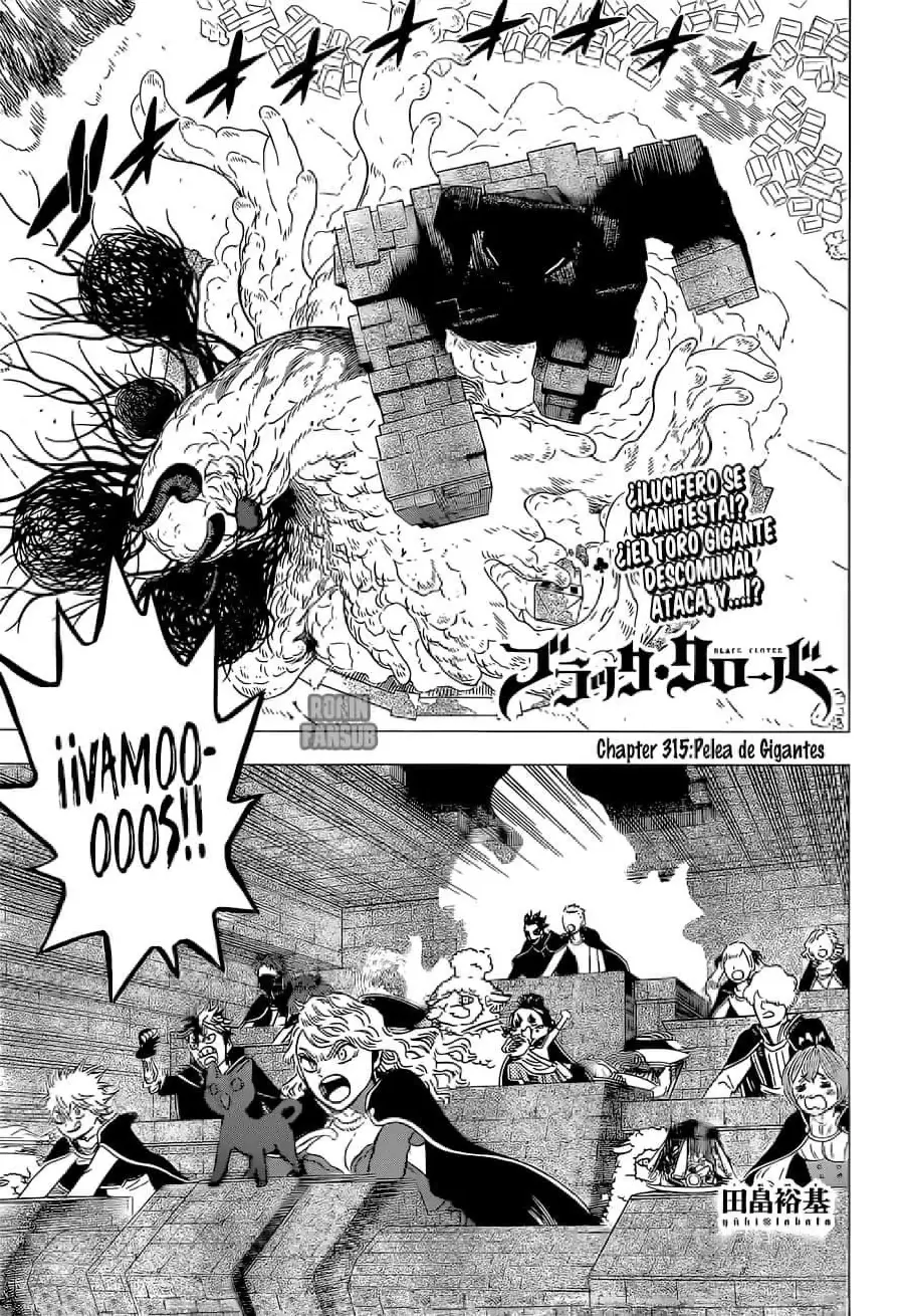 Black Clover capítulo 315, página 1