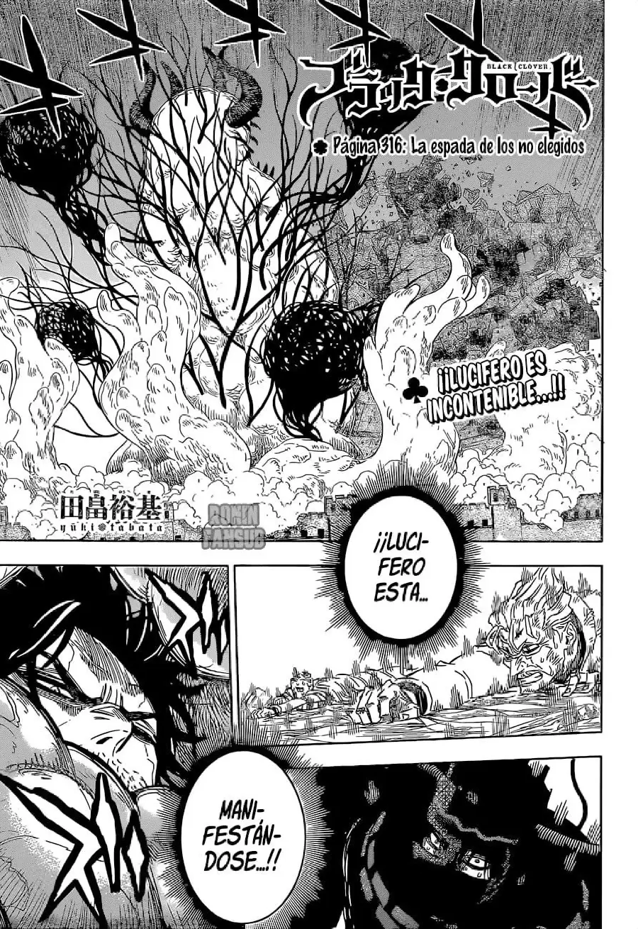 Black Clover capítulo 316, página 2