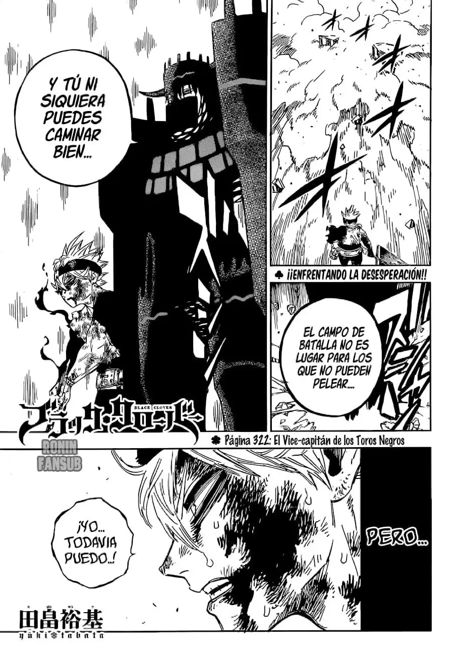 Black Clover capítulo 322, página 1