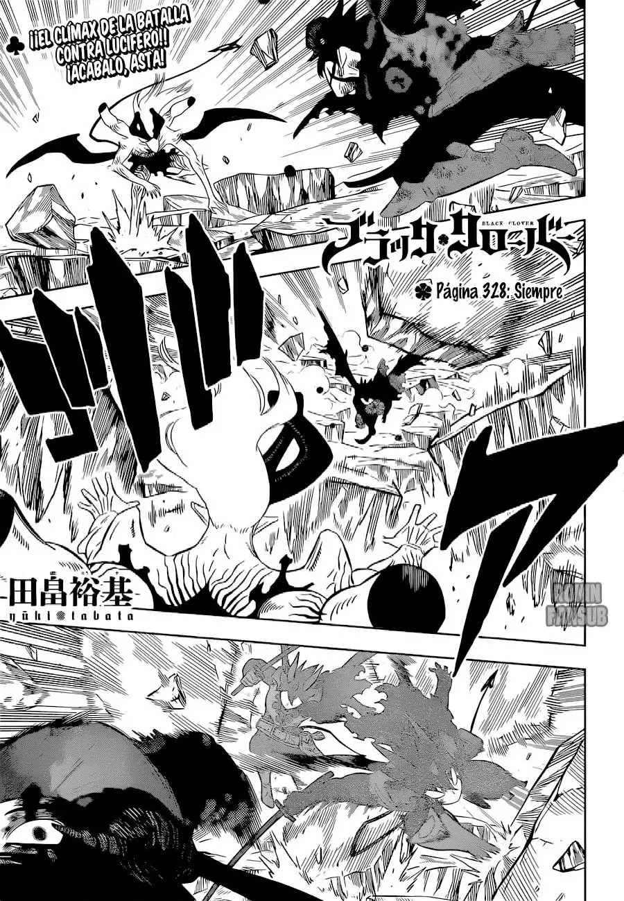 Black Clover capítulo 328, página 2