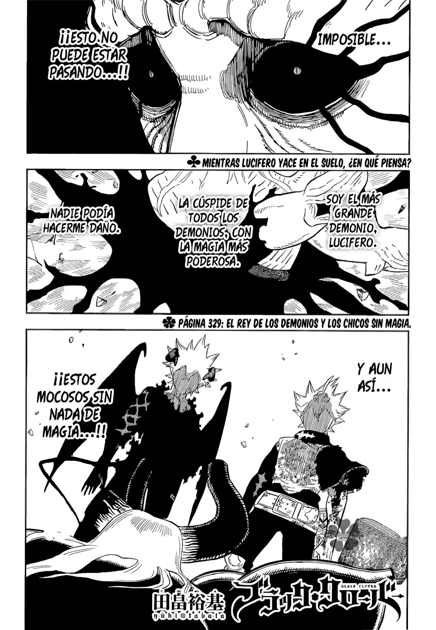 Black Clover capítulo 329, página 2
