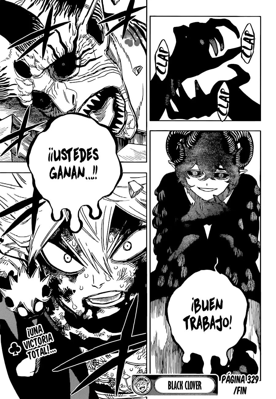 Black Clover capítulo 329, página 15