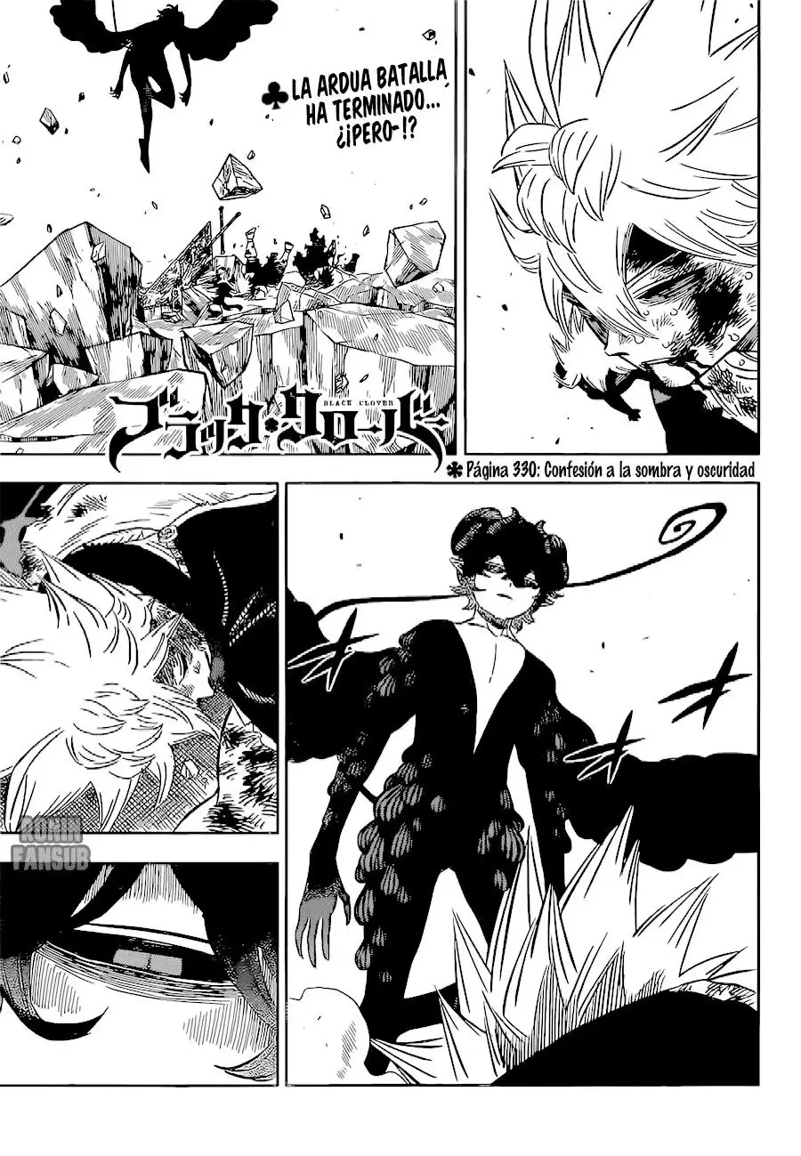 Black Clover capítulo 330, página 2