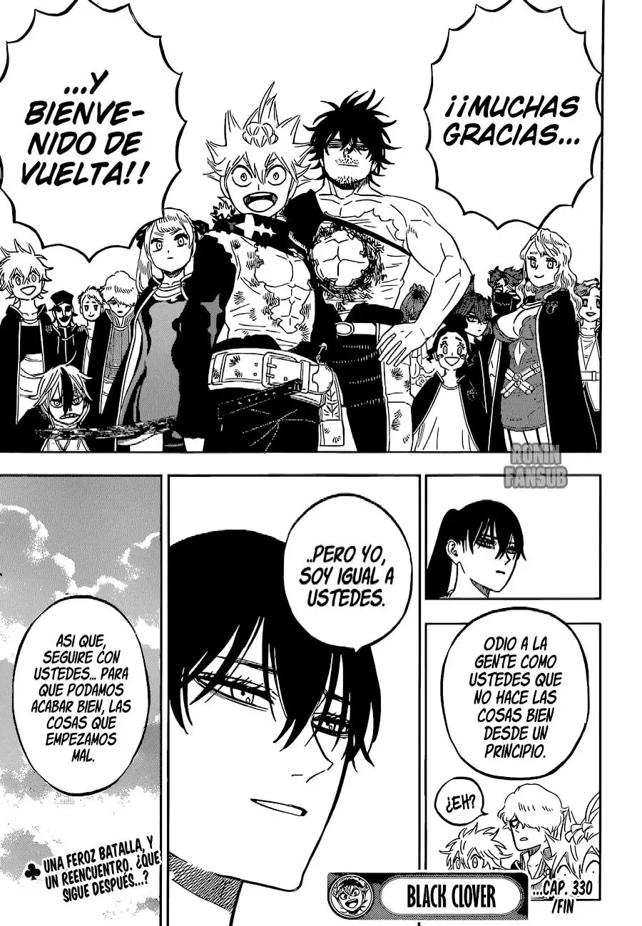 Black Clover capítulo 330, página 15