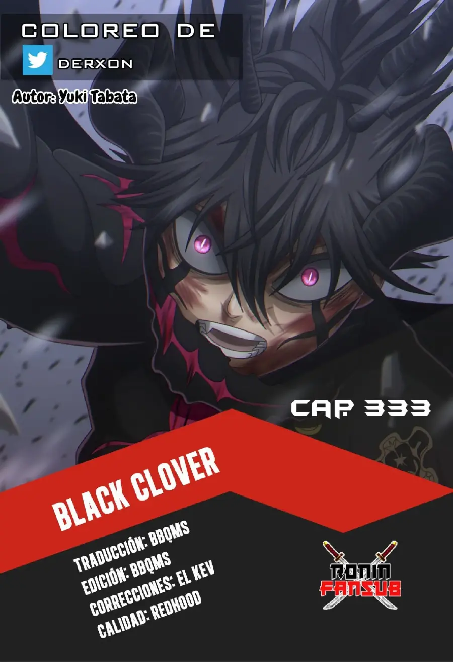 Black Clover capítulo 333, página 1