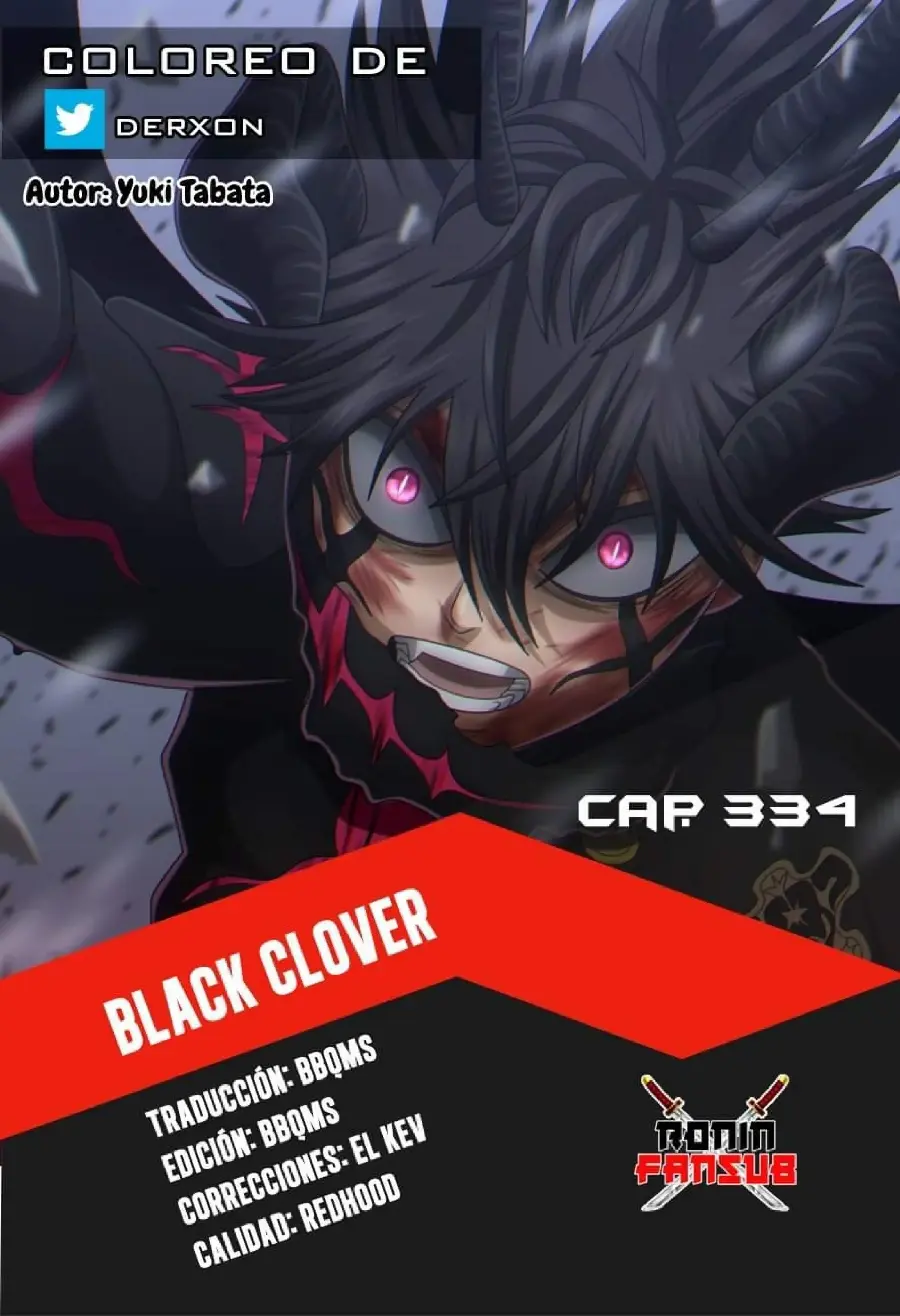 Black Clover capítulo 334, página 1