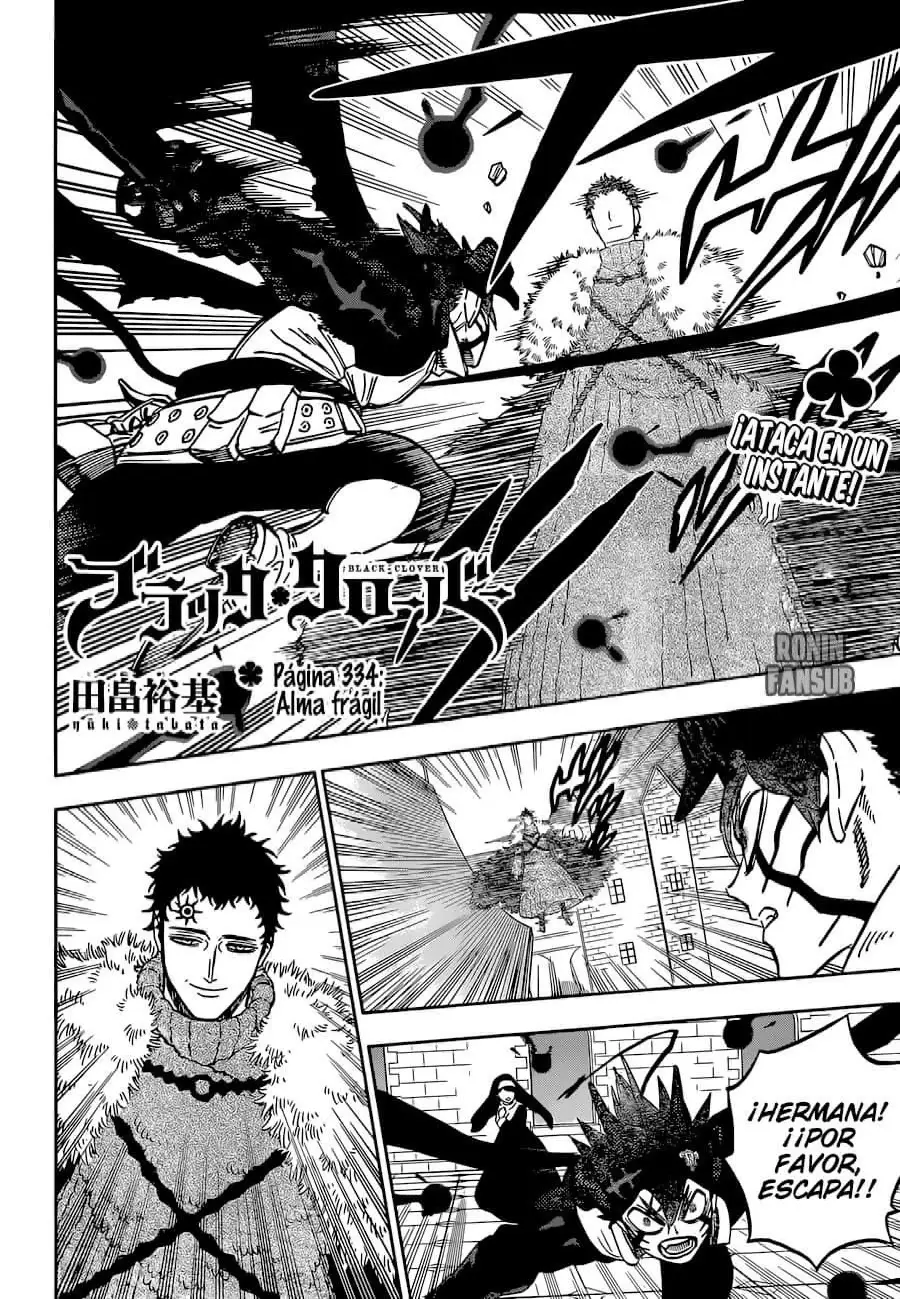 Black Clover capítulo 334, página 3