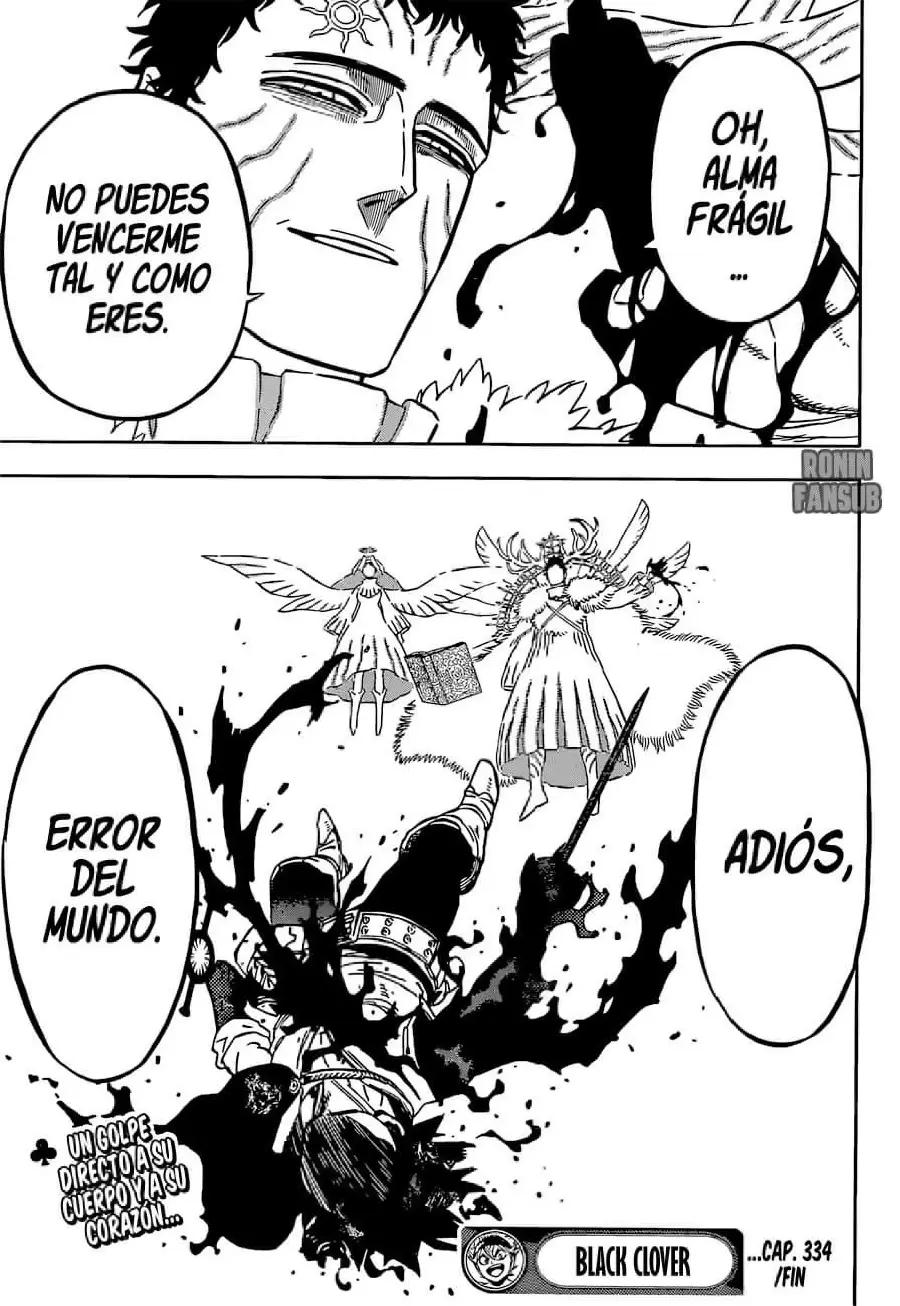 Black Clover capítulo 334, página 17