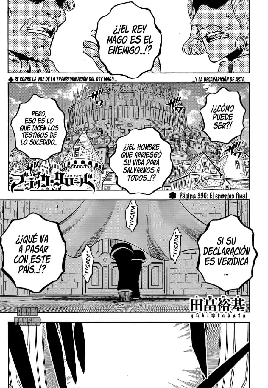 Black Clover capítulo 336, página 2