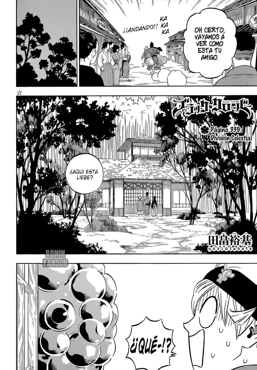 Black Clover capítulo 339, página 3