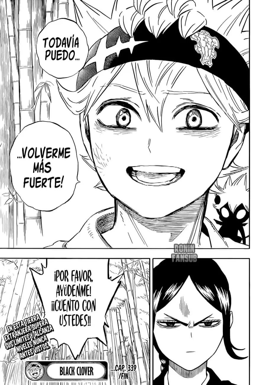 Black Clover capítulo 339, página 18