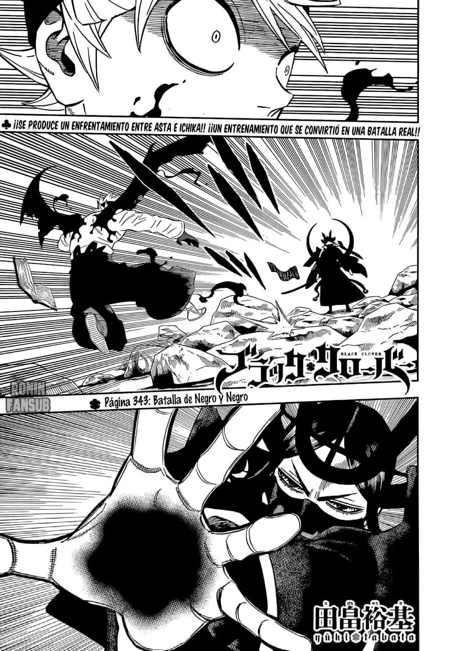 Black Clover capítulo 343, página 2