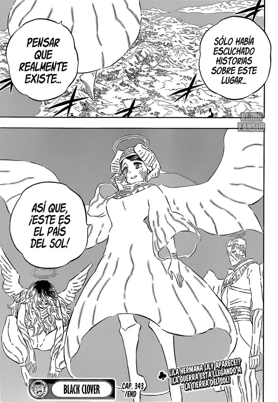 Black Clover capítulo 343, página 16