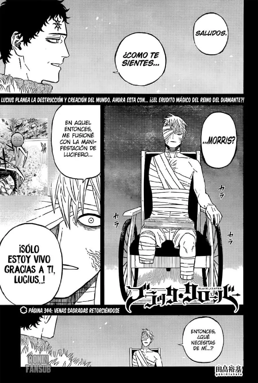 Black Clover capítulo 344, página 2