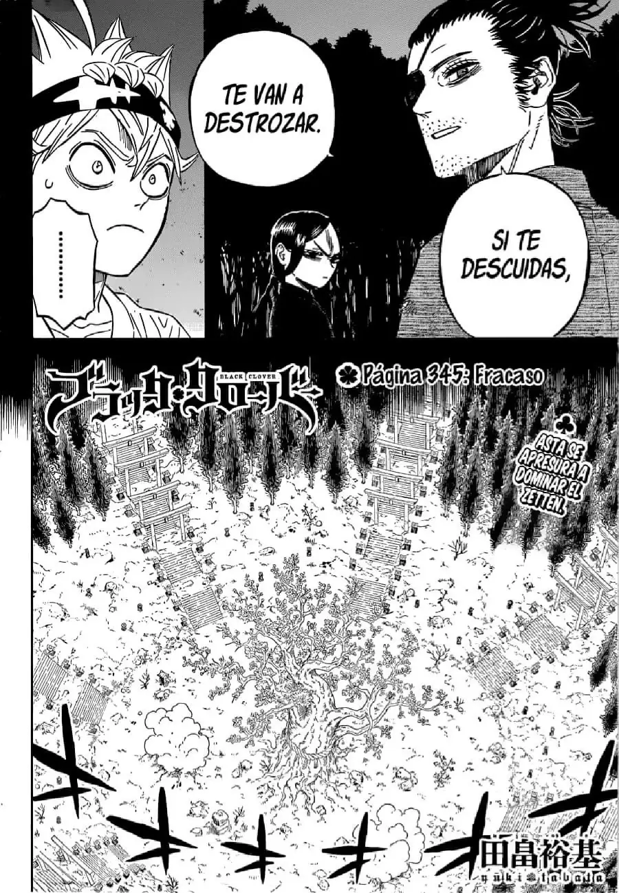 Black Clover capítulo 345, página 3