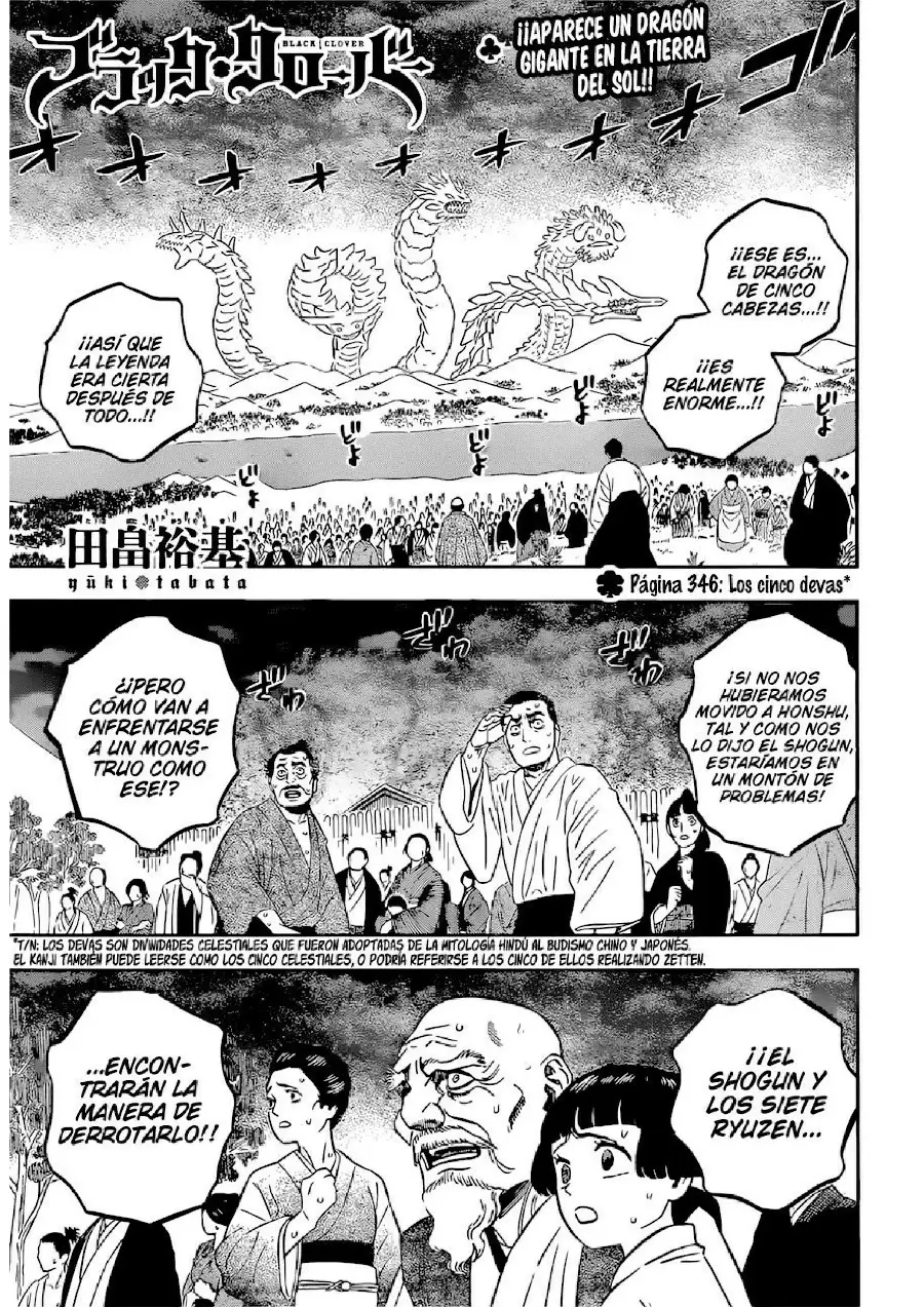 Black Clover capítulo 346, página 2