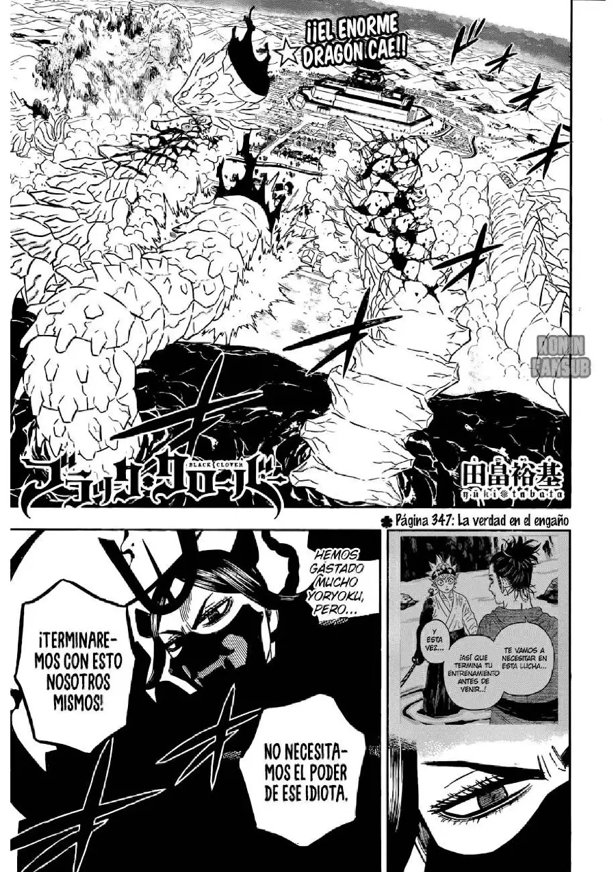 Black Clover capítulo 347, página 2