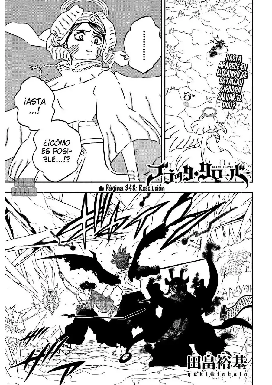 Black Clover capítulo 348, página 2