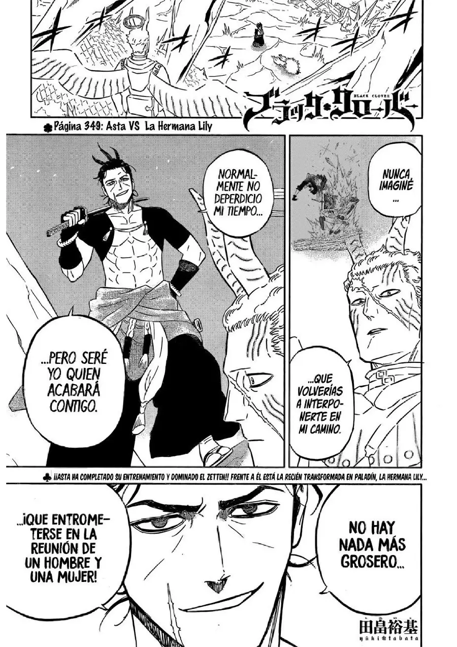 Black Clover capítulo 349, página 2