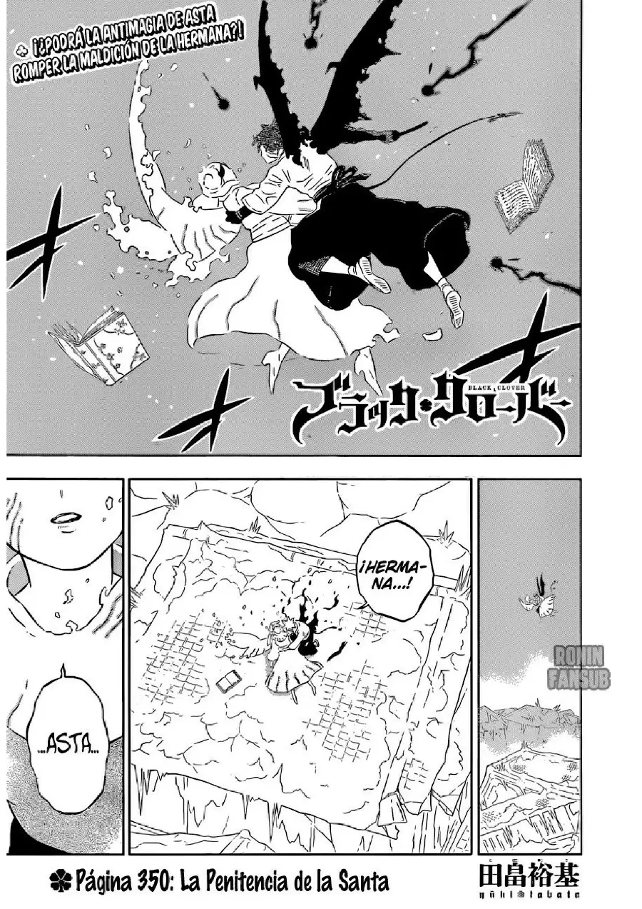 Black Clover capítulo 350, página 2