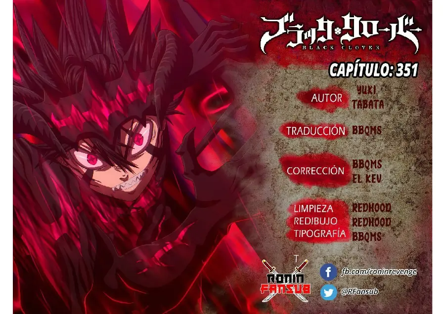 Black Clover capítulo 351, página 1