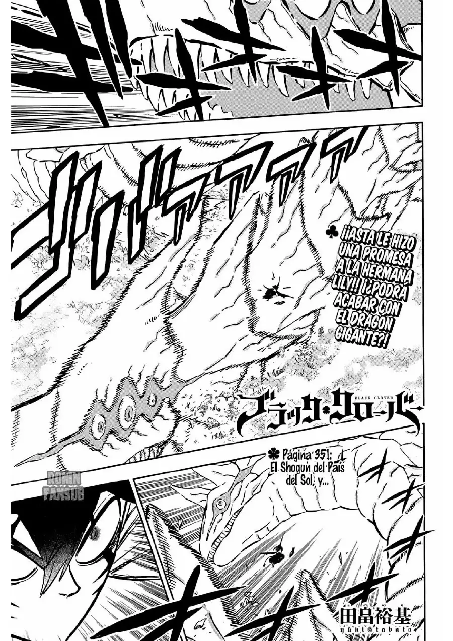 Black Clover capítulo 351, página 2