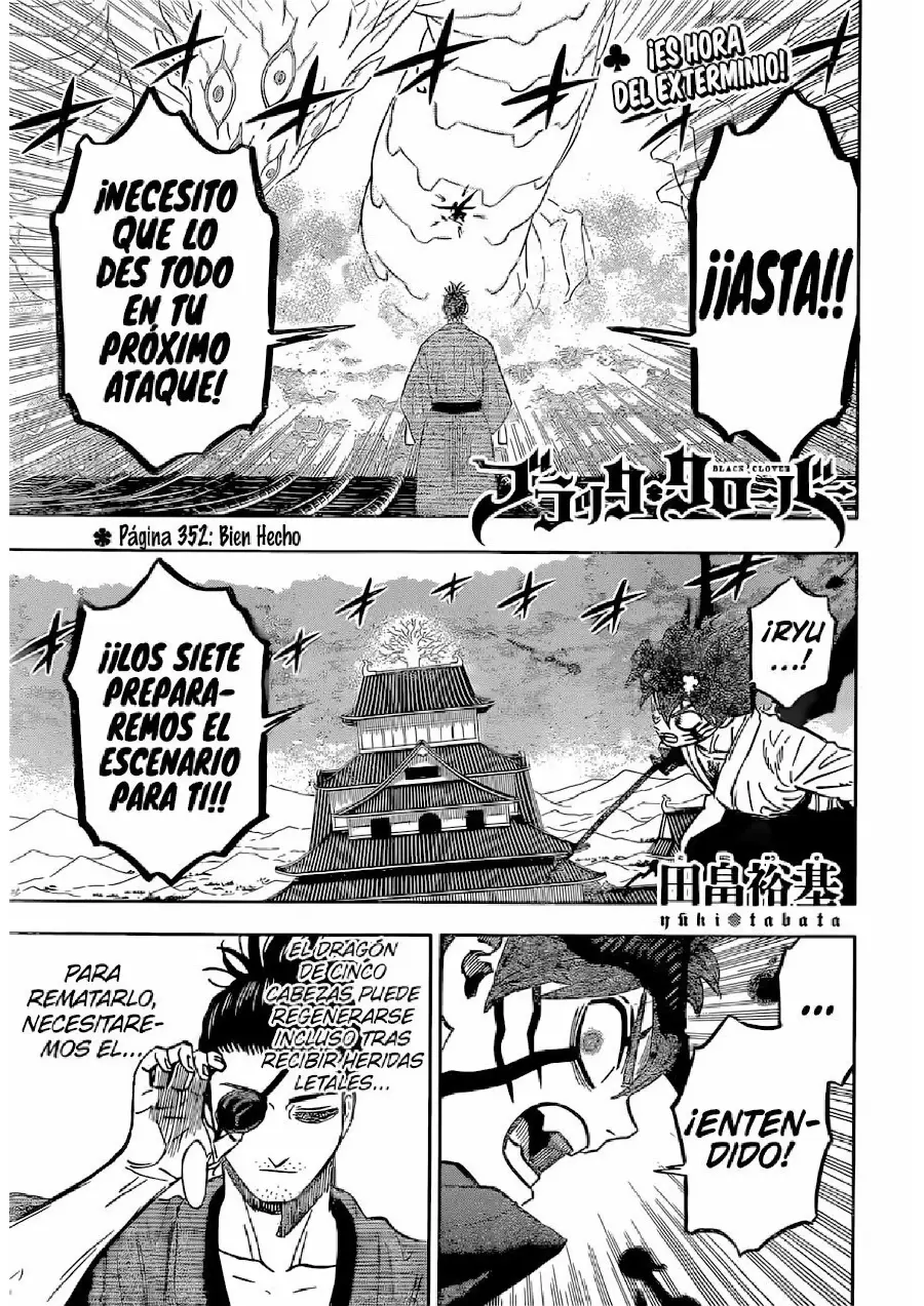 Black Clover capítulo 352, página 2