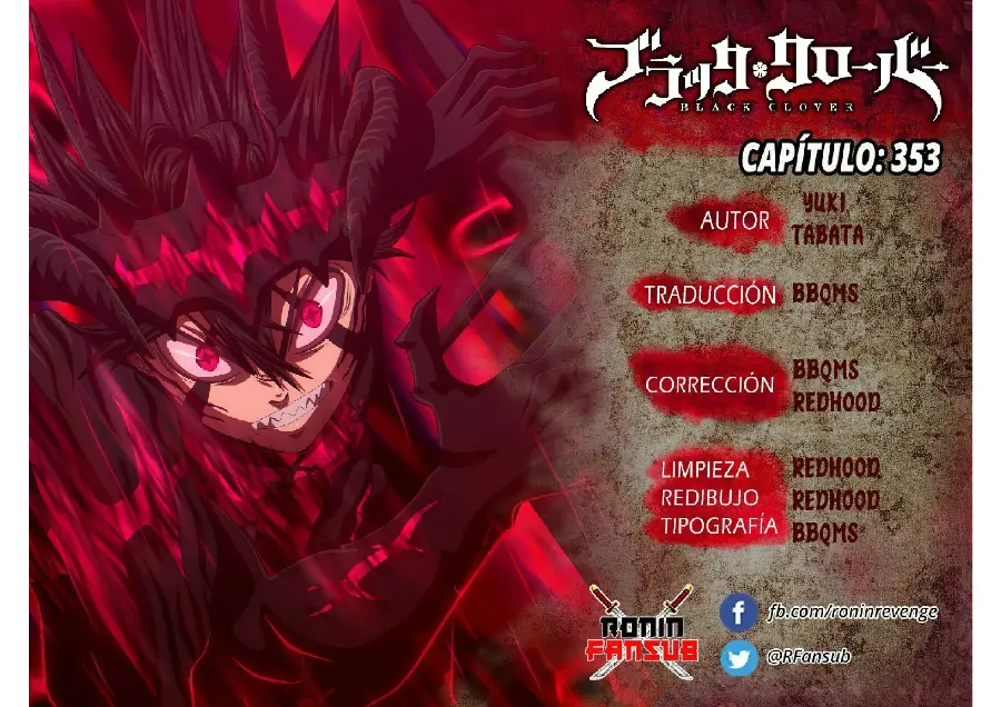 Black Clover capítulo 353, página 1