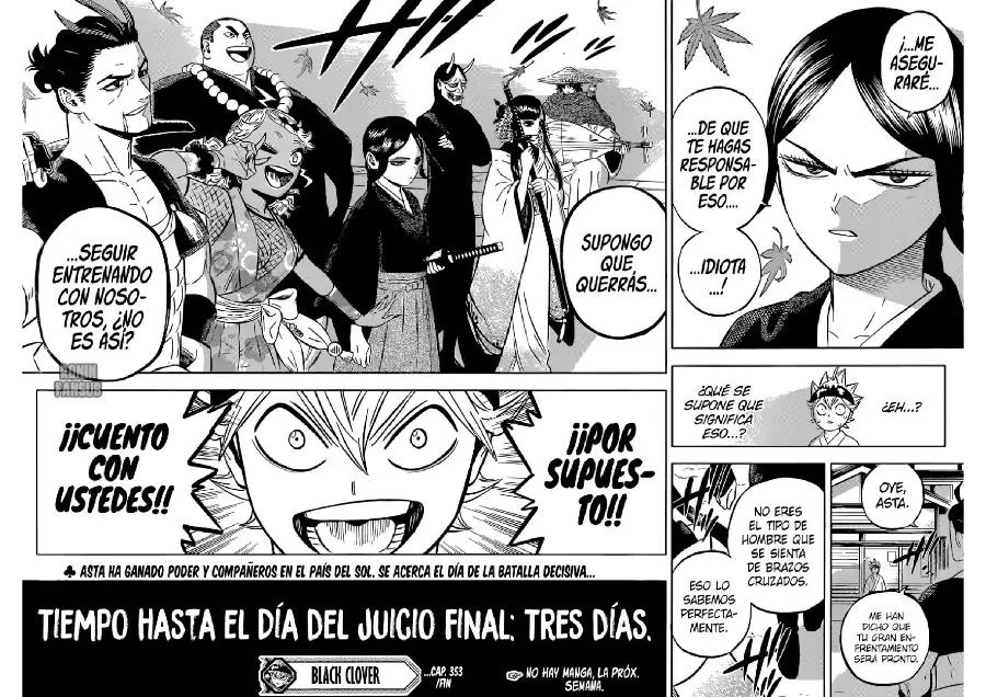 Black Clover capítulo 353, página 14