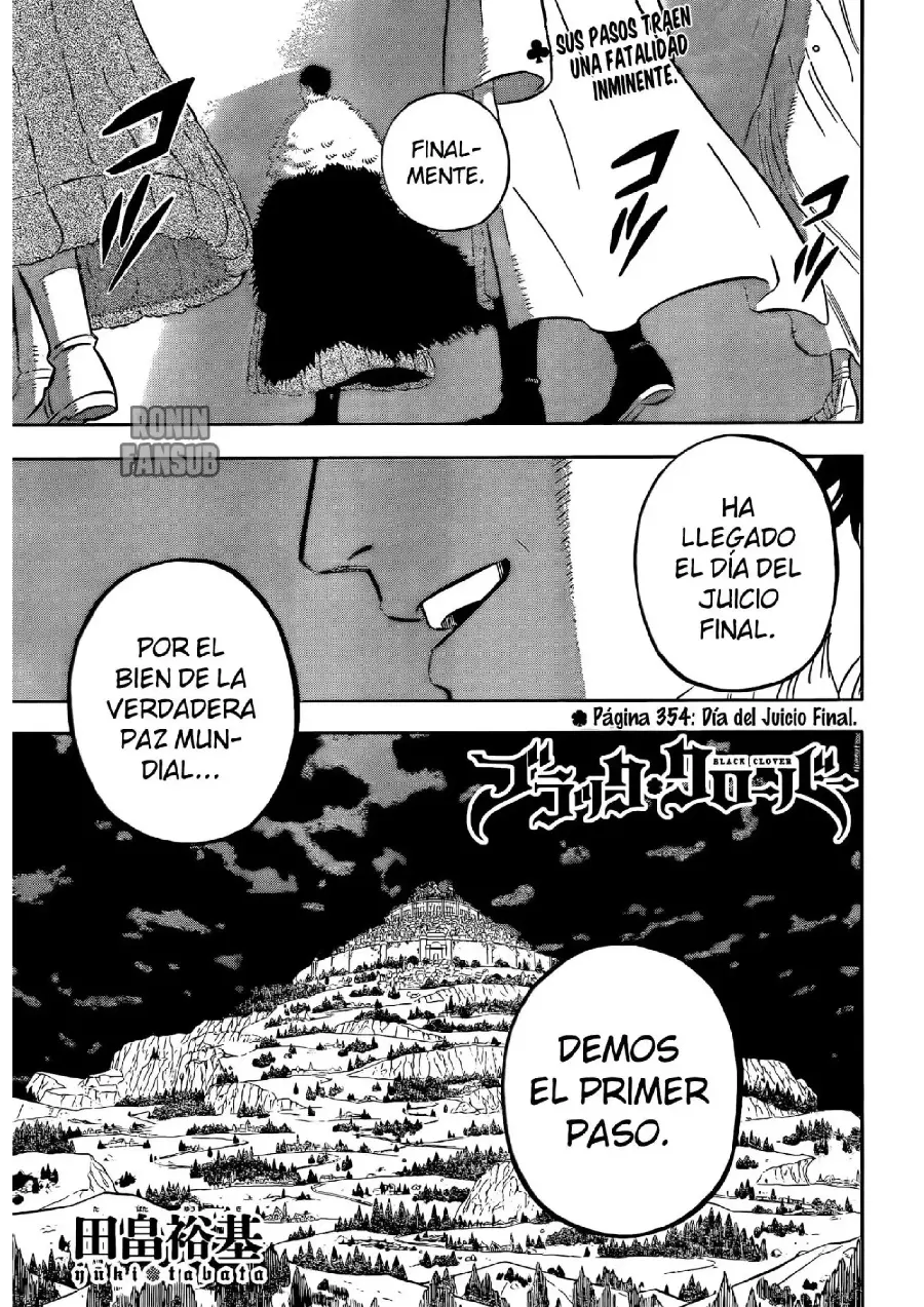 Black Clover capítulo 354, página 2