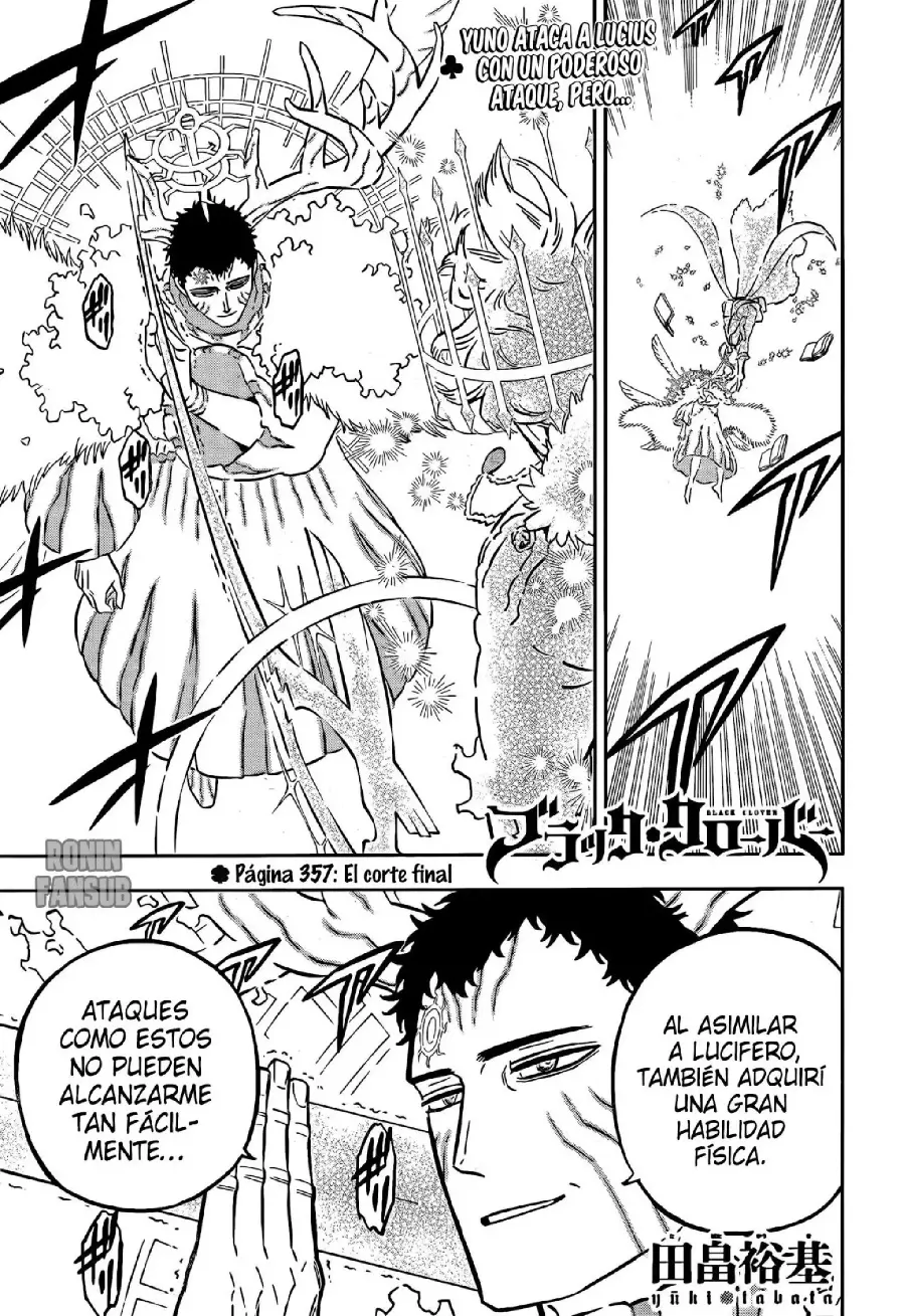 Black Clover capítulo 357, página 2