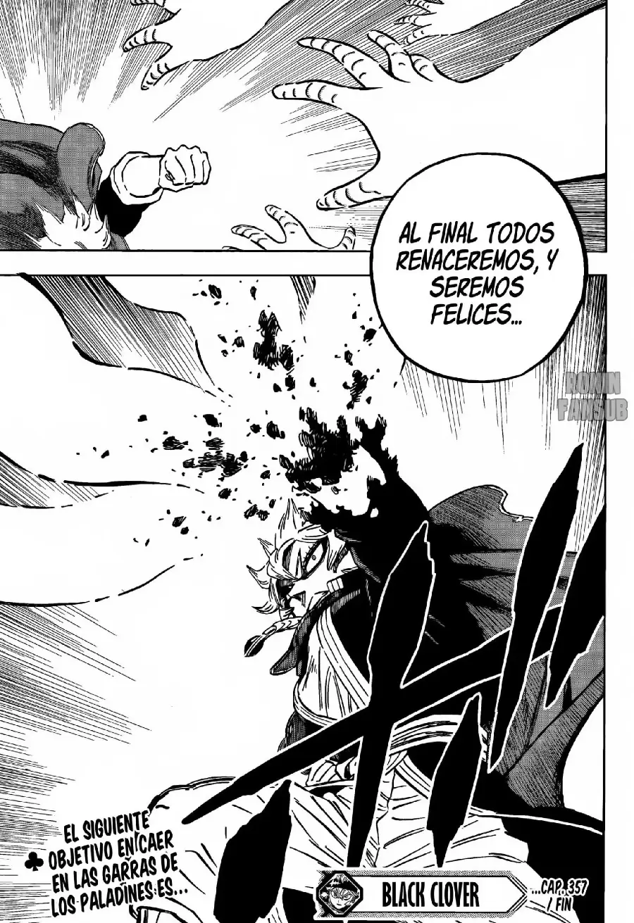 Black Clover capítulo 357, página 14