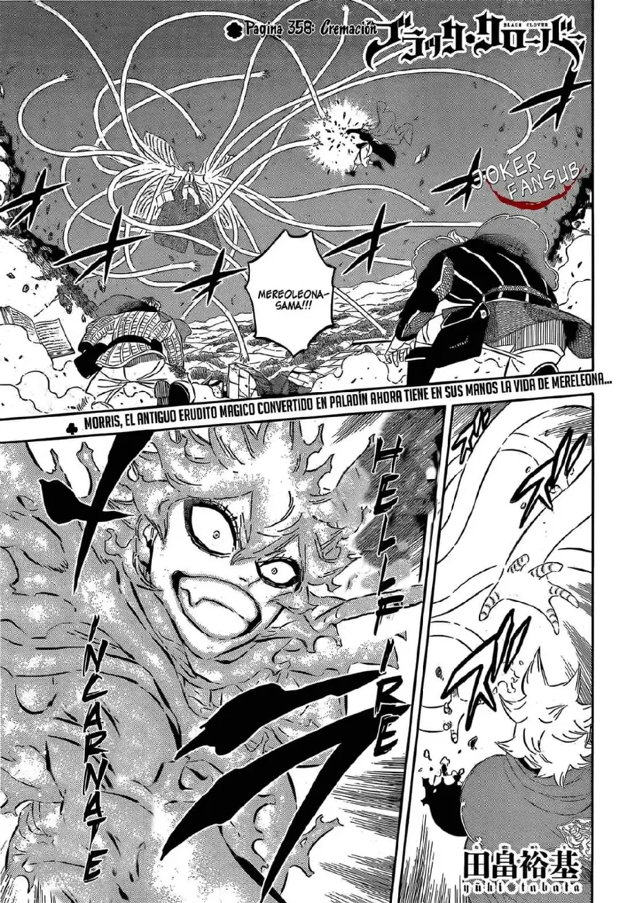 Black Clover capítulo 358, página 1